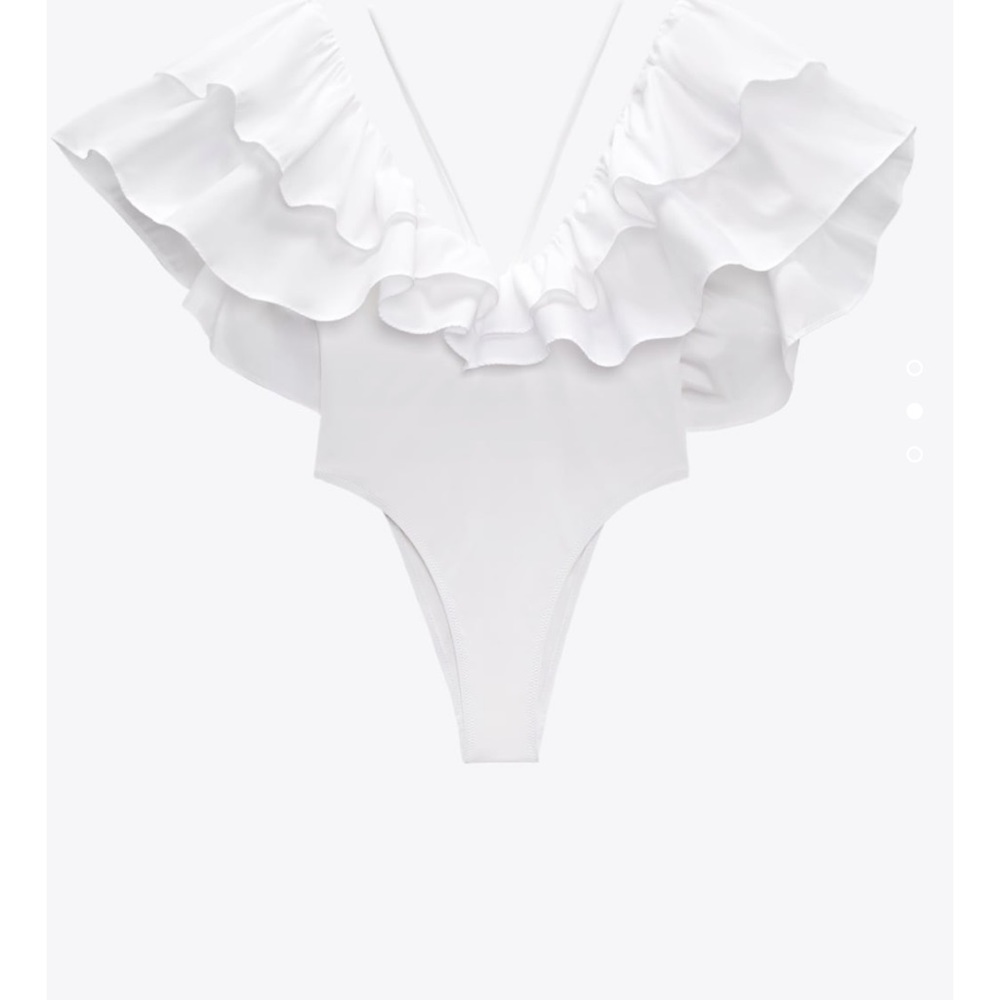 LARGE RUFFLE SWIMSUIT - Picture 2 of 3